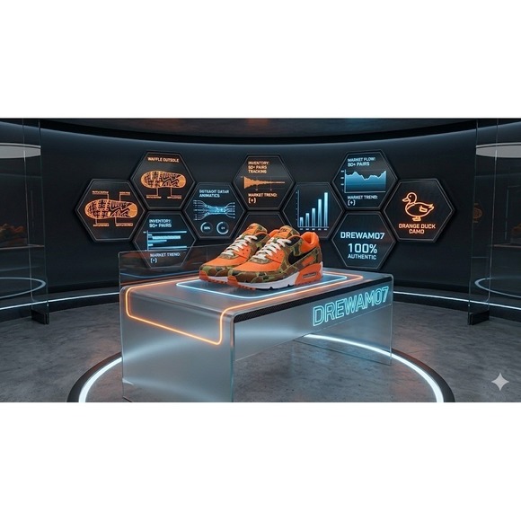 Nike Other - Nike Air Max 90 Orange Duck Camo 2020 - CW4039-800 - Size 7M/8.5W - Authentic